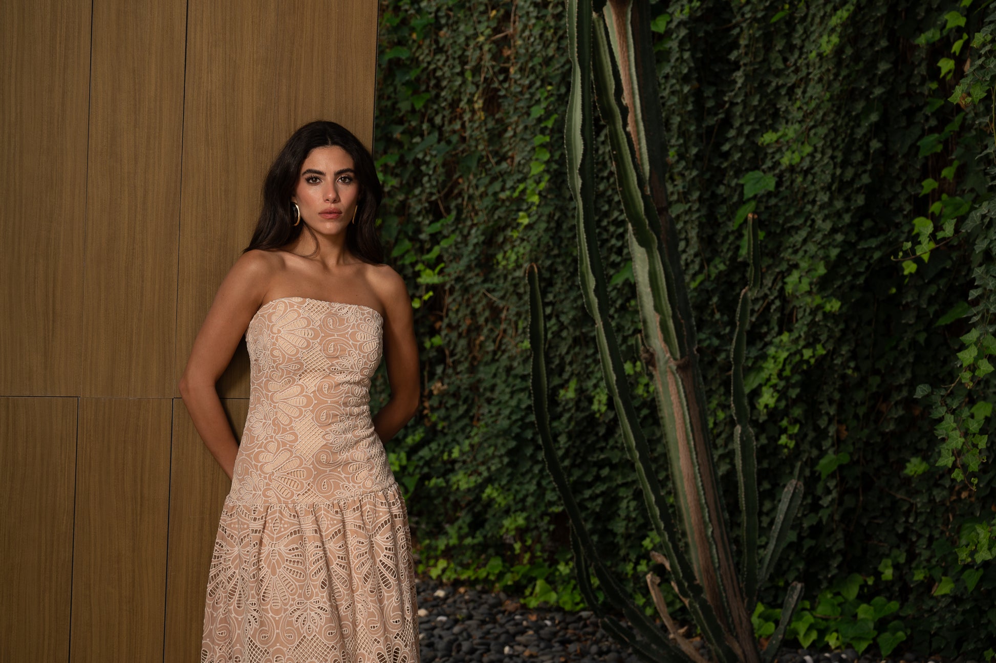 Camelia Dress (Beige)