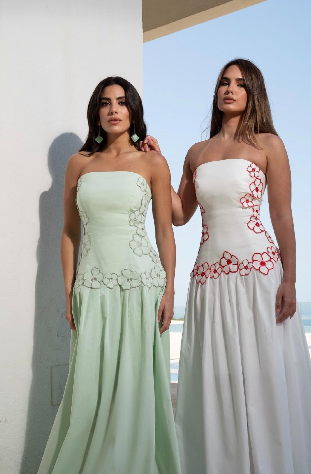Fleur Dress [poplin aqua]
