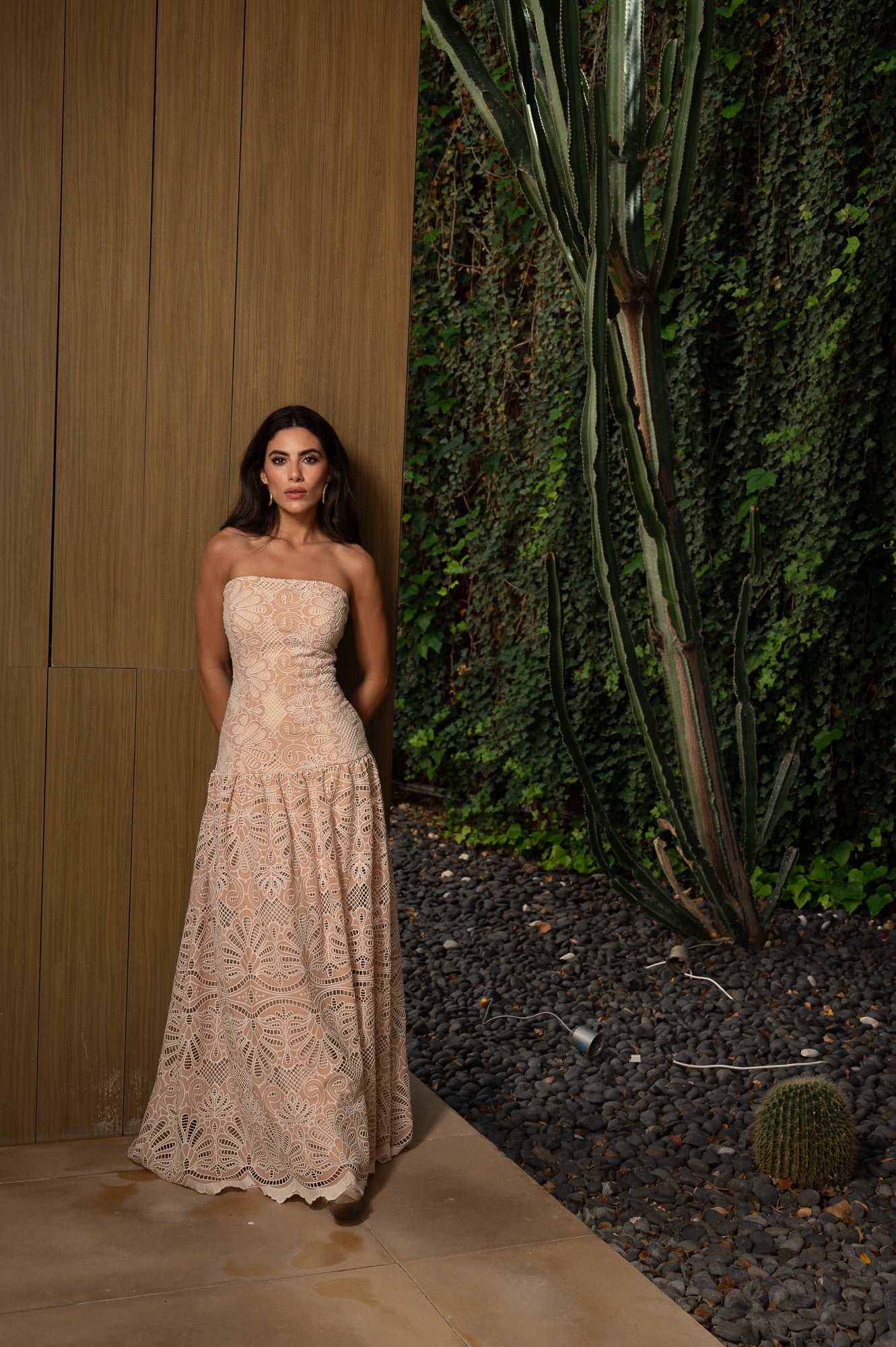 Camelia Dress (Beige)