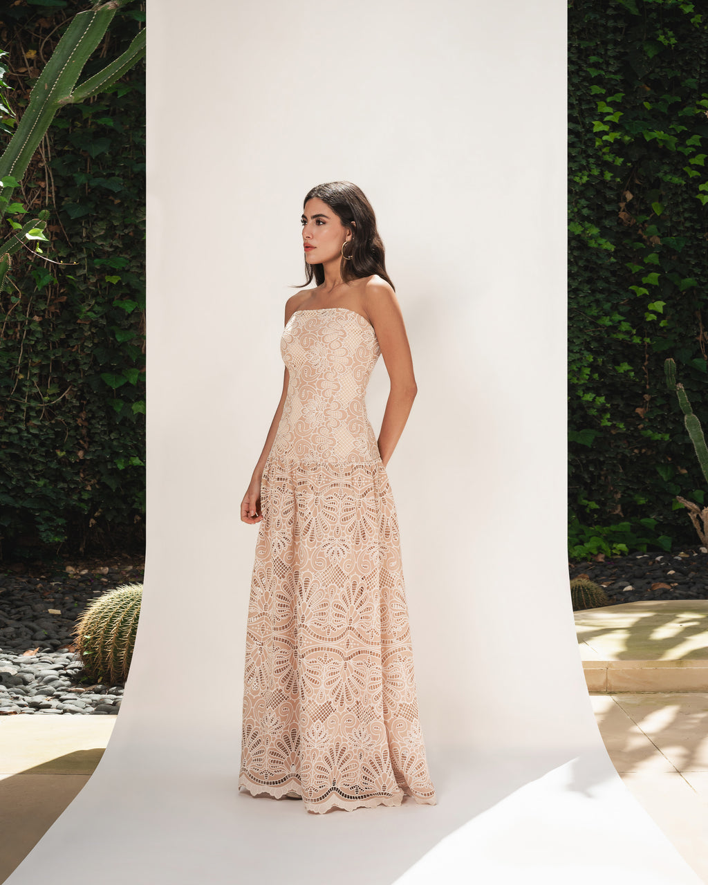 Camelia Dress (Beige)